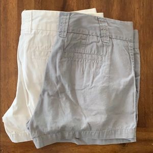 3” jcrew chino shorts